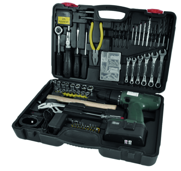 Akkubohrschrauber Set 75tlg.