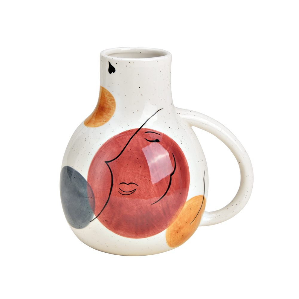 Keramikvase "Gesicht"