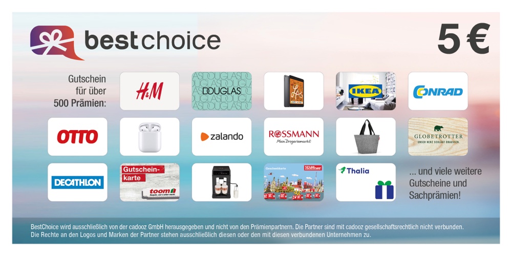 5 € BestChoice Gutschein