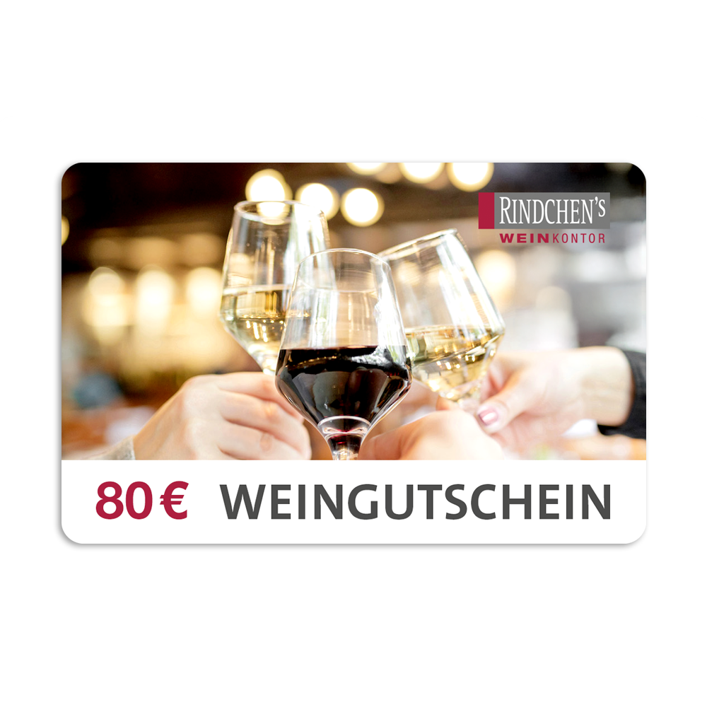 80 € Gutschein Rindchens Weinkontor