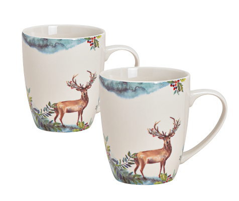 Becherset "Hirsch", 2-tlg.