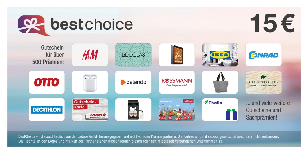 15 € BestChoice Gutschein