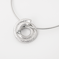 Echt-Schmuck mit Zirkon, 925er Silber