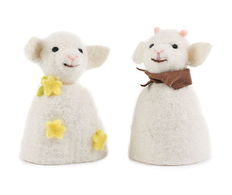 Eierwärmer "Lämmchen", 2tlg.