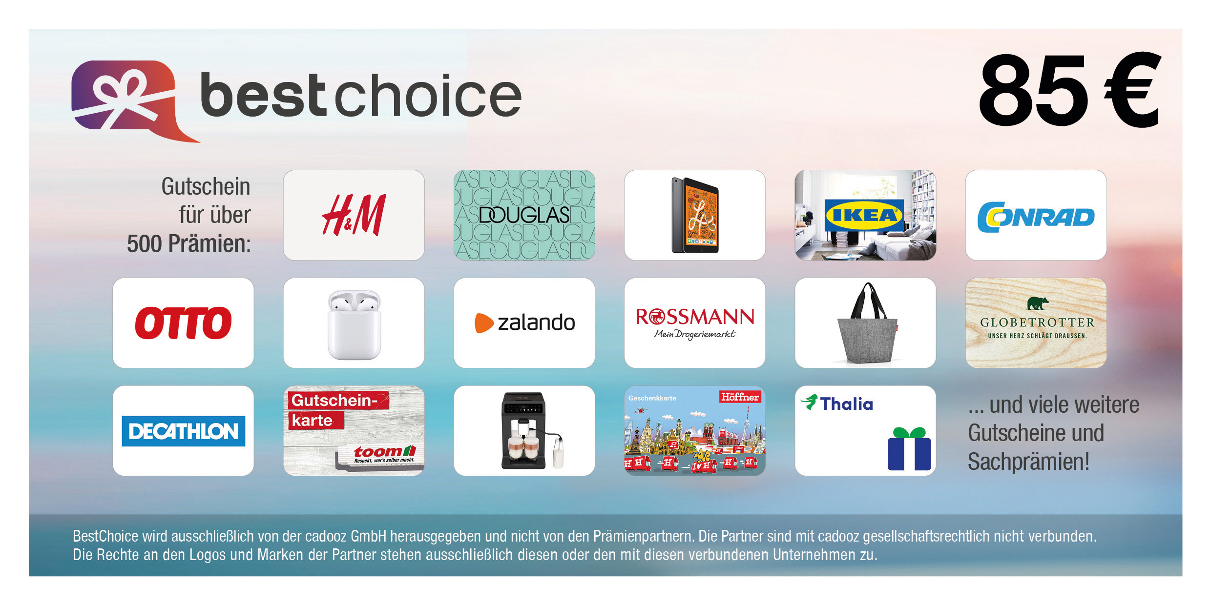 85 € BestChoice Gutschein