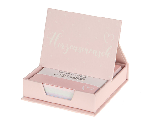 Zettelblock "Herzensmensch"