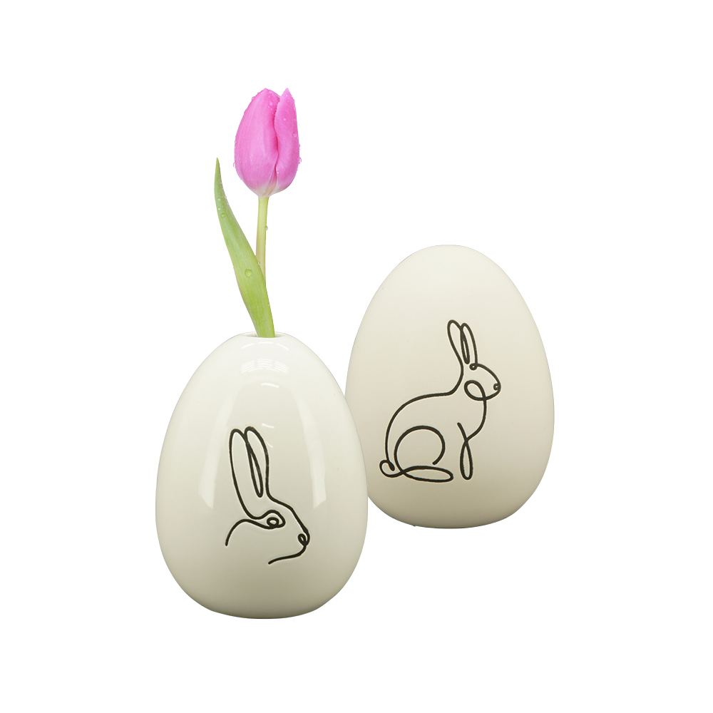 Keramik-Eier-Set „Ivory“, 2-tlg. 2