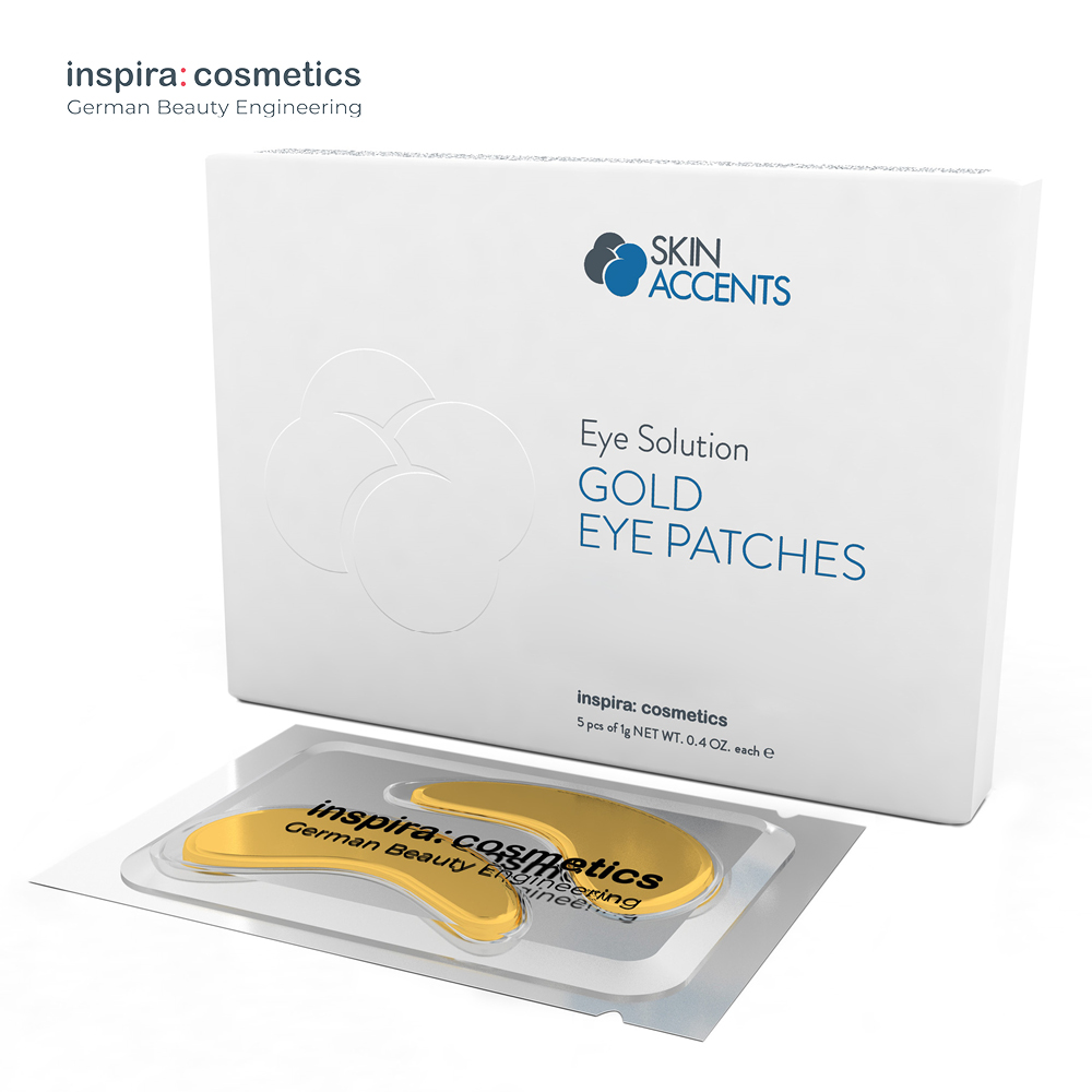 Inspira "Solution Gold Eye Patches", 5 Sets