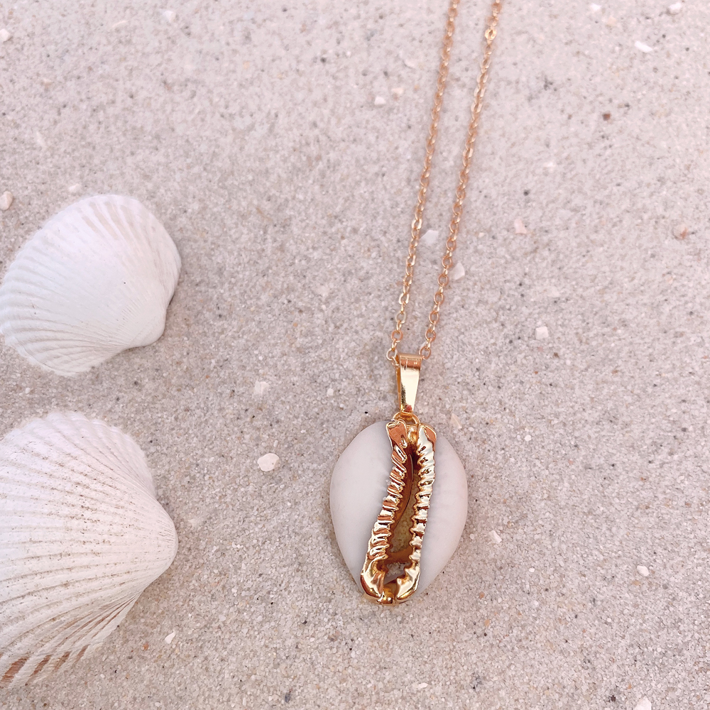 Kette mit Anhänger "Kauri-Muschel"