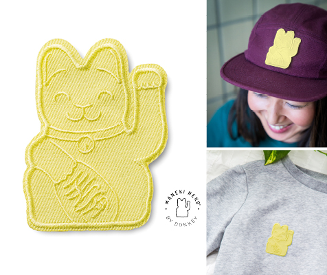 Bügel-Patch "Maneki Neko"