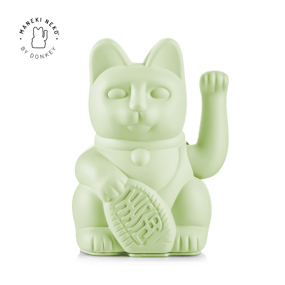 Lucky Cat "hellgrün" (Entspannung)