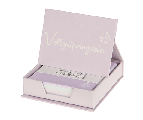 Zettelblock "Vollzeitprinzessin"
