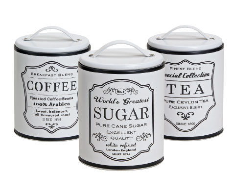 Metalldosen-Set „Vintage“, 3-tlg.