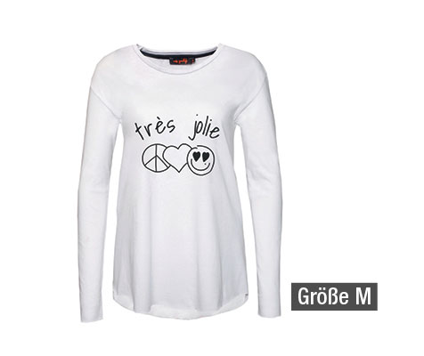 Longsleeve Jolie Weiß