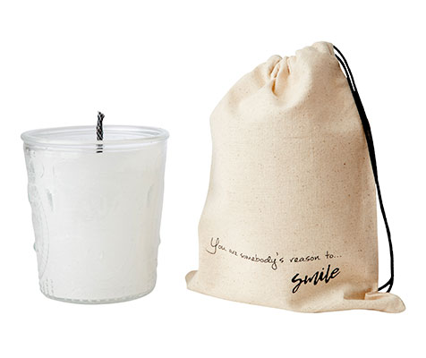 Outdoor-Kerze "YOU..." im Geschenkebeutel