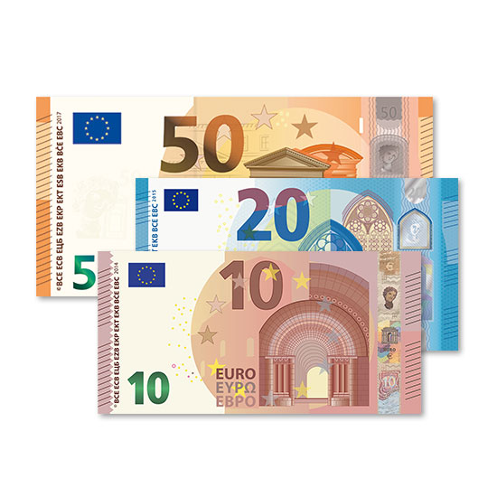 80 € Verrechnungsscheck