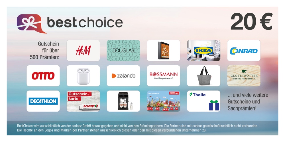 20 € BestChoice Gutschein