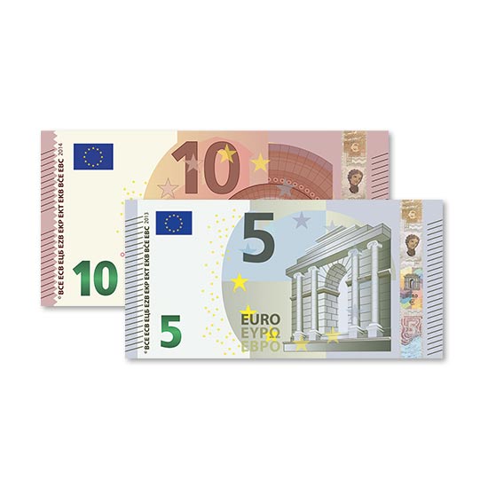 15 € Verrechnungsscheck